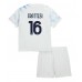 Inter Milan Davide Frattesi #16 Bortedraktsett Barn 2025-26 Korte ermer (+ Korte bukser)